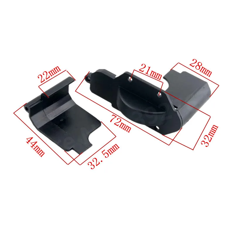 HSP 03401 osłona przeciwpyłowa na przekładnię dla 1/10 4WD zdalnie sterowany Model samochodu latające ryby ciężarówka Buggy 94123 94111 94107 94118