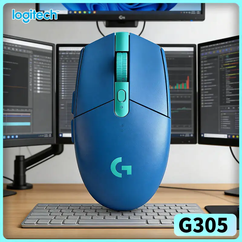 Logitech G305 Wireless LIGHTSPEED Esports Mouse 6 Configurable Buttons Resist Wireless Interference PC Mac