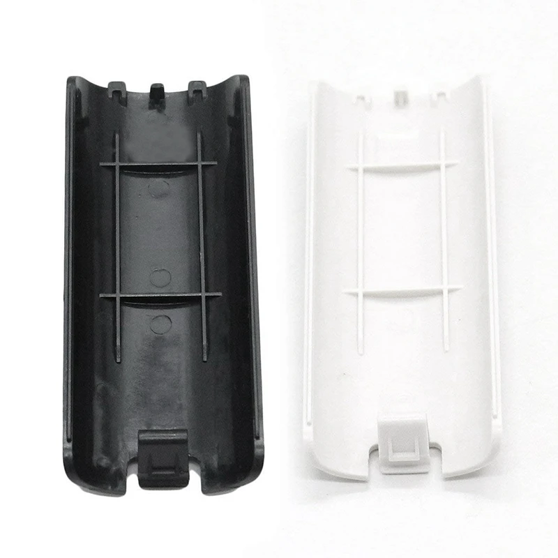 2 قطعة أبيض وأسود استبدال البطارية غطاء الباب الخلفي شل لجهاز تحكم عن بعد نينتندو وي