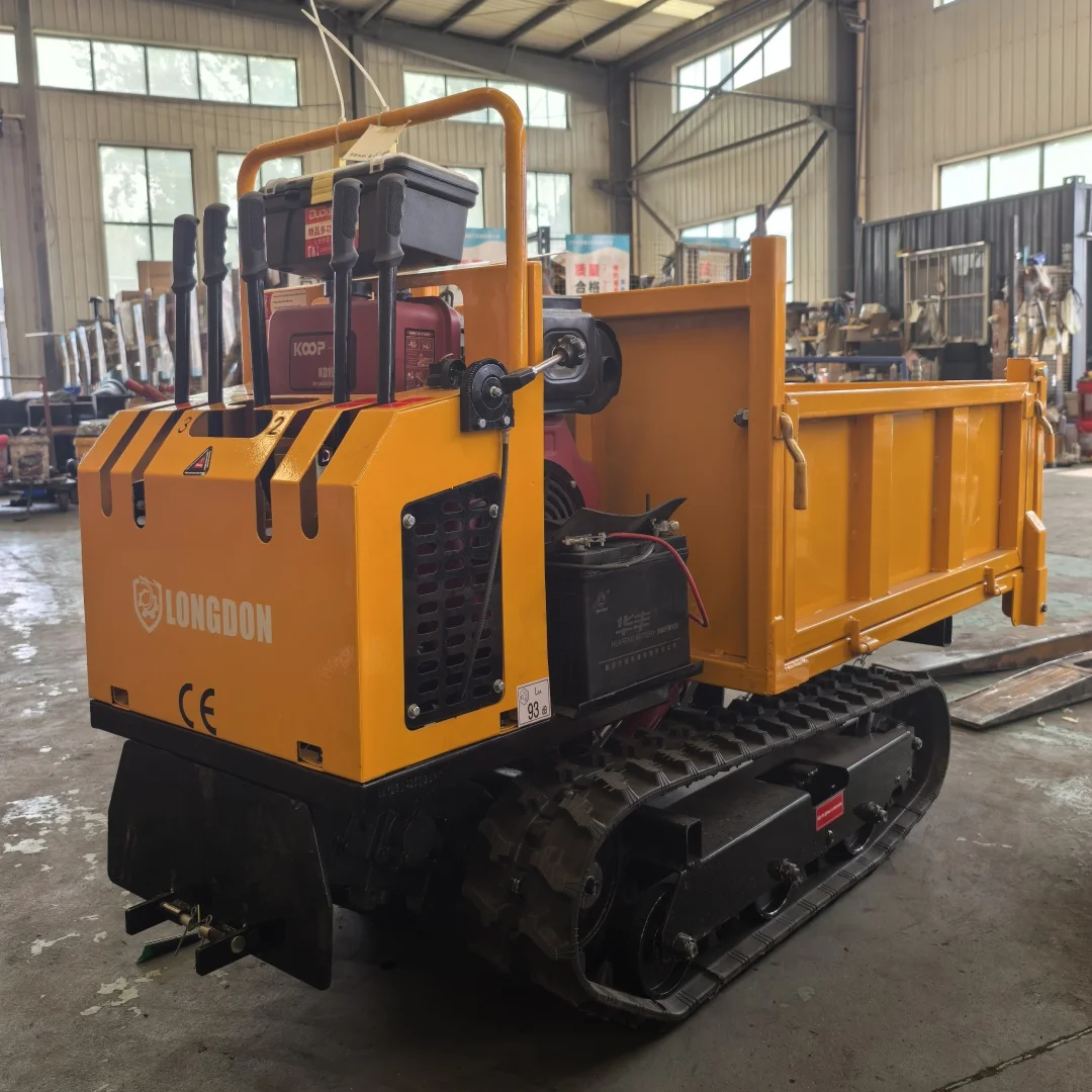 Customized China Self-loading Mini Crawler Transporter Rubber Track Dumper For Sale