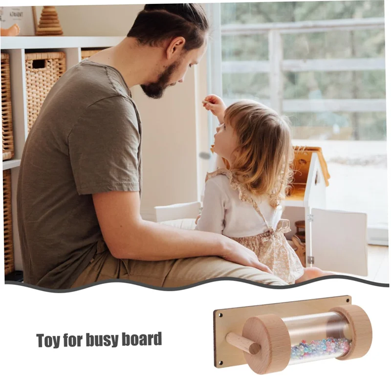 

CYGJ-Busy Board Accessories Cognitive Rain Stick Instrument Rain Sound Busy Board Rain Stick Recreational Plaything
