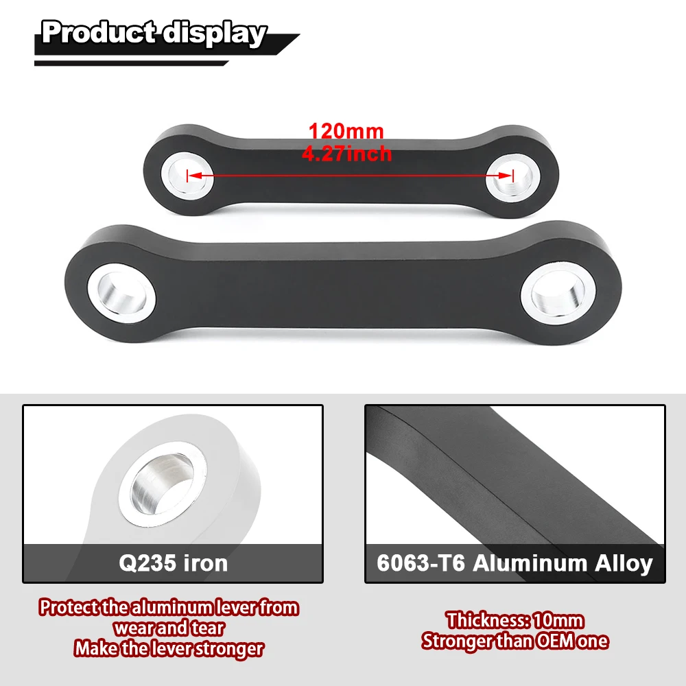 Lowering Links Kit Fit For Hyosung GT250 Hyosung GT250R 2005-2019 Motorcycle Accessories Rear Lever Suspension Drop Links