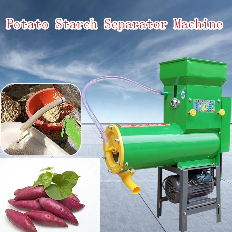 Commercial Sweet Potato Pulp and Residue Separation Refiner Household Crushed Kudzu/Lotus Root Cassava Starch Processing Machine
