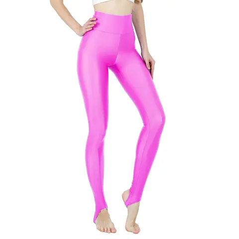 AOYLISEY Women Black High Waisted Leisure Leggings With Stirrup Skinny Plus Size Spandex Elastic Fitness Spring Workout  Pants
