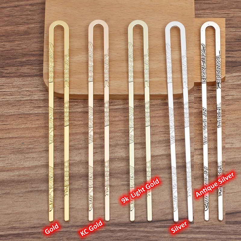 BoYuTe Alloy Hair Stick Hairpin Materials Factory Supply Handmade DIY Hair Jewelry Accessories and Components