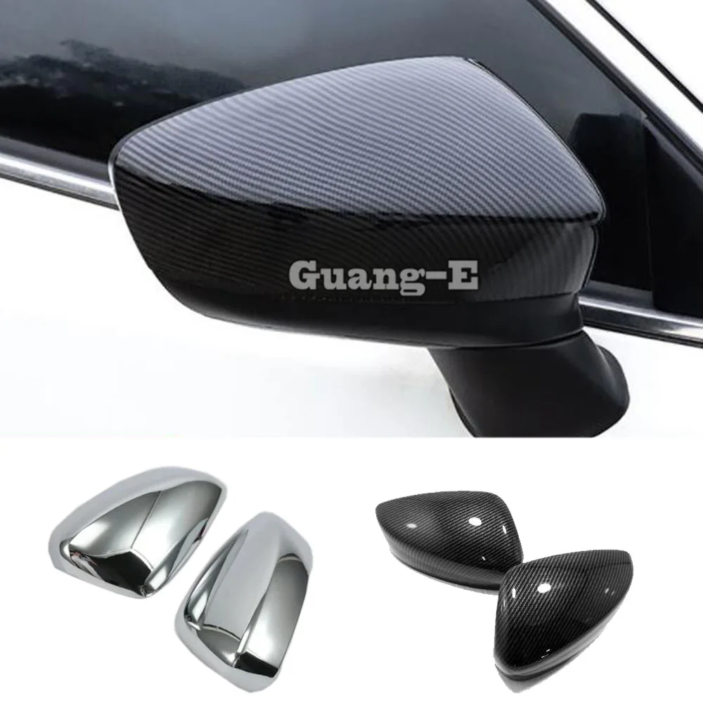 For Mazda 2 Demio 2015 2016 2017 2018 2019 2020 Car Body Sticker Rear View Rearview Side Mirror Cover Trim Frame Lamp Parts