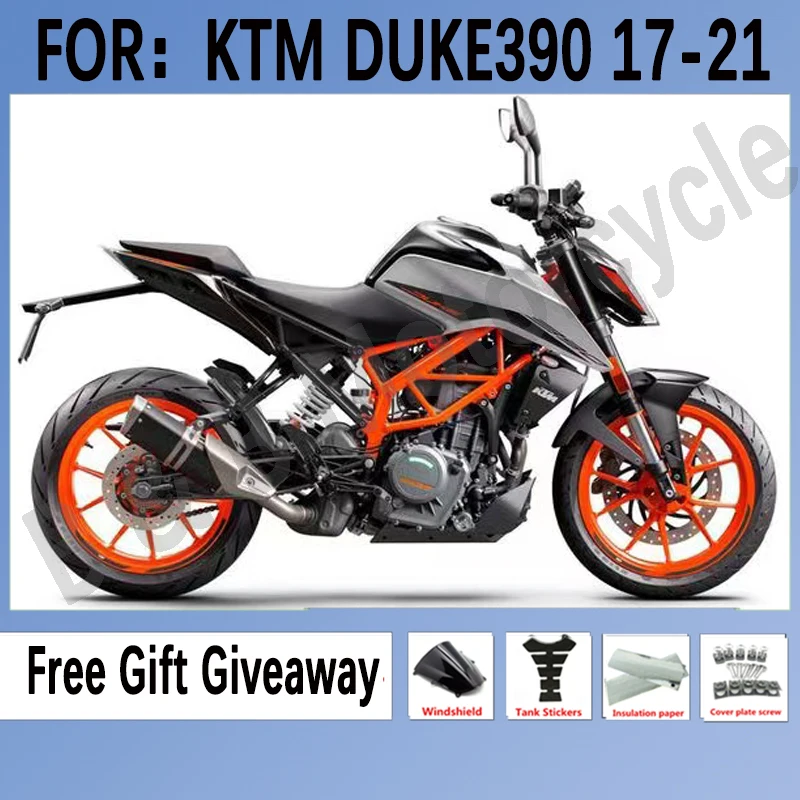 

NEW ABS Motorcycle Fairings for KTM DUKE 390 2017 2018 2019 2020 2021 Fairings kit bodywork DUKE 390 17 18 19 20 21 set Gray