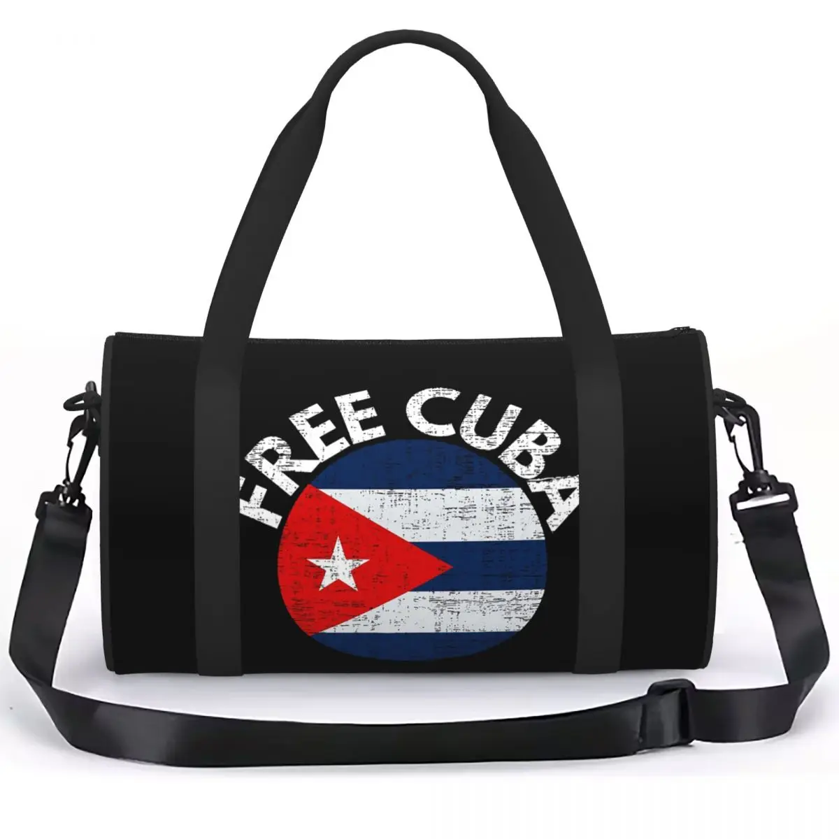 Cuban Cuba Country Flag Luggage Bag Multi-Functional Duffle Tote Bag Handbags Gym Bags Fitness Bag for Boys Girls