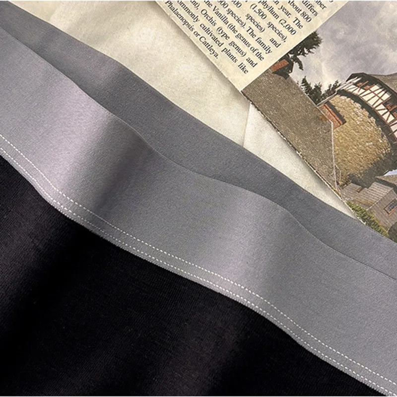 Women's Mid Waist Cotton Crotch Lady Sports Panties Contrasting Colors Ins Simple Girls Cotton Women's Triangle Underwear