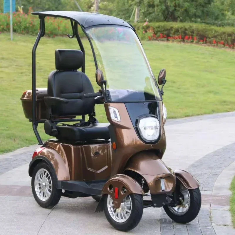 

Factory lowest price 500W/800W motor four-wheel adult power outdoor elderly scooter