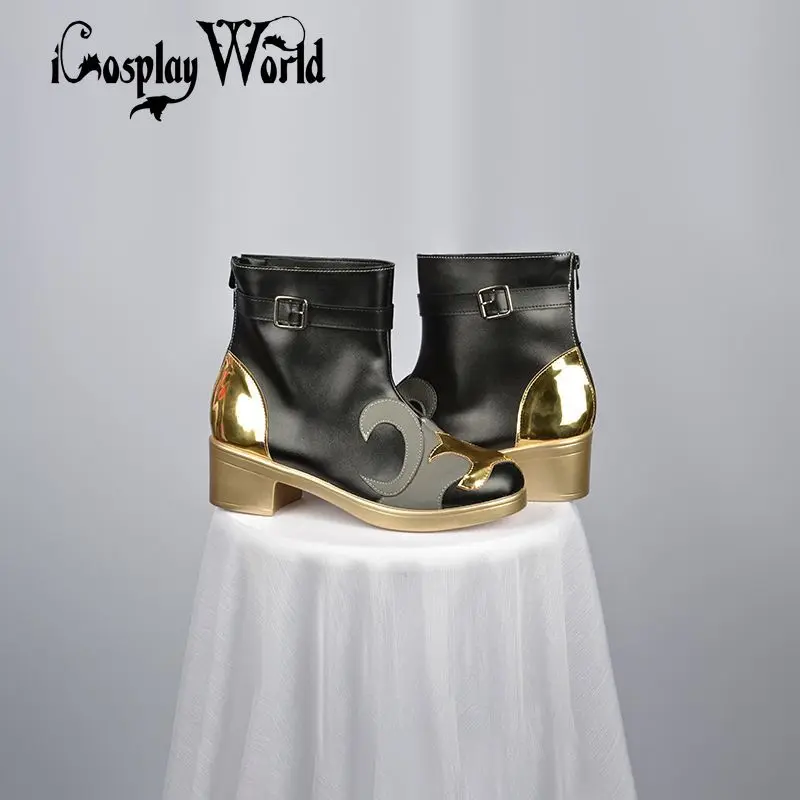 GenshinImpact Neuvillette 코스프레 부츠, 만화 애니메이션 할로윈 파티 게임 코스프레 신발 소품