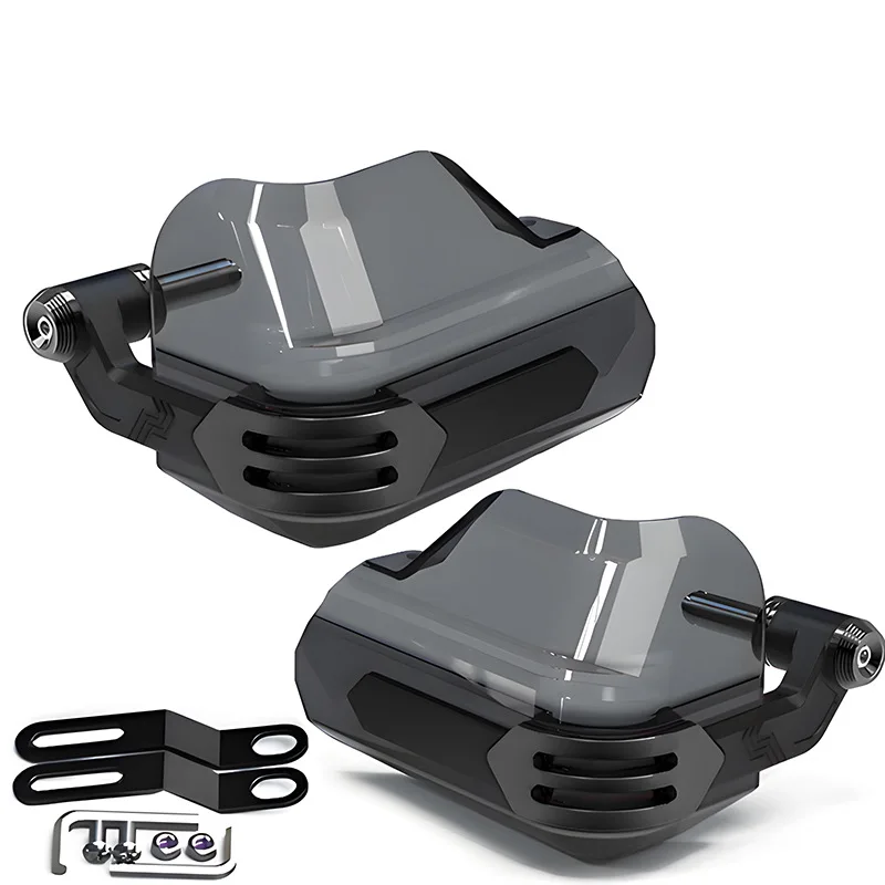 

For Honda Suzuki Haley YAMAHA Motorcycle Universal Accessories Aluminum Hand Guard Cover Wind Deflector Hand Protector Shield