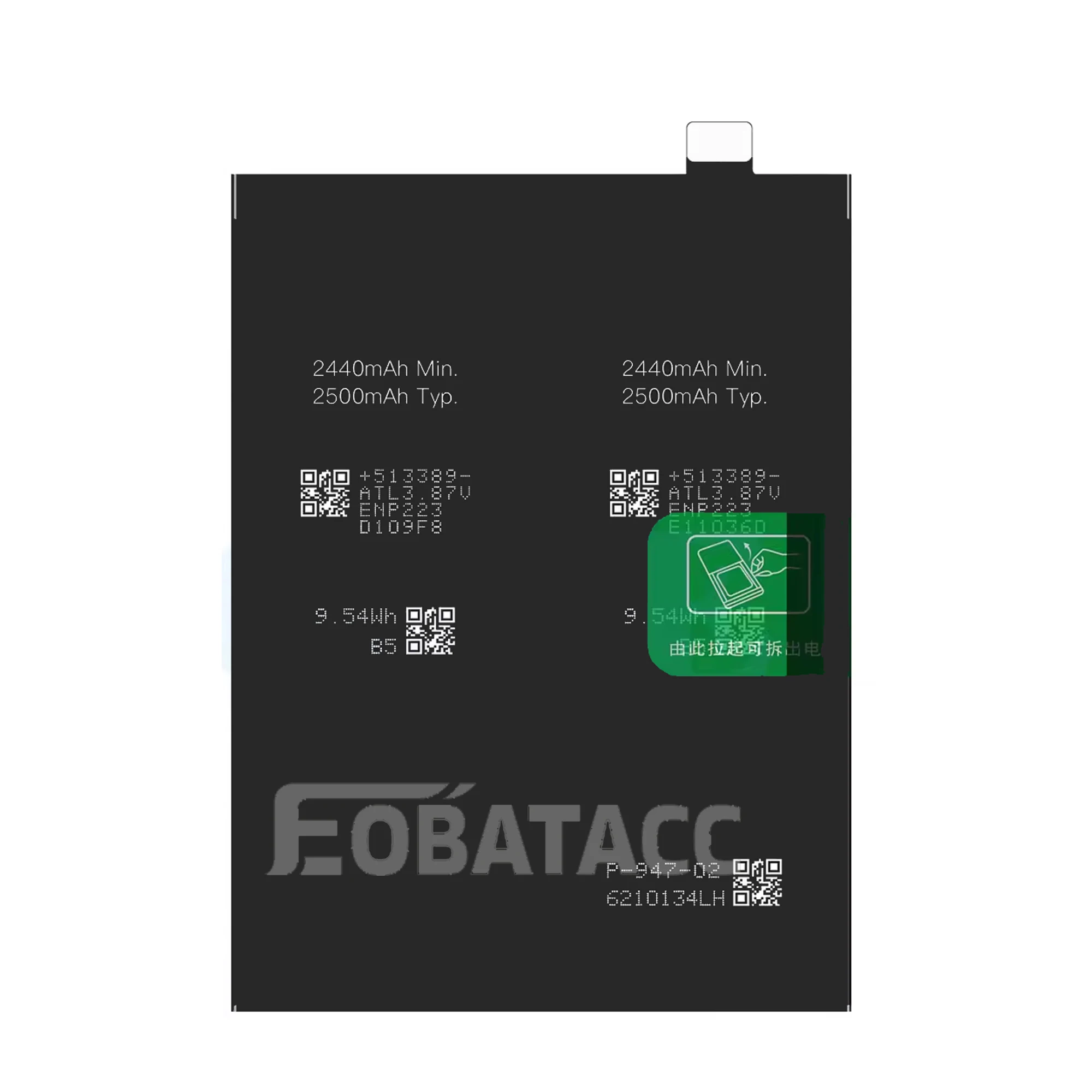 100% New Original Battery BLP947 For OPPO Realme GT2 Battery + Free Tools