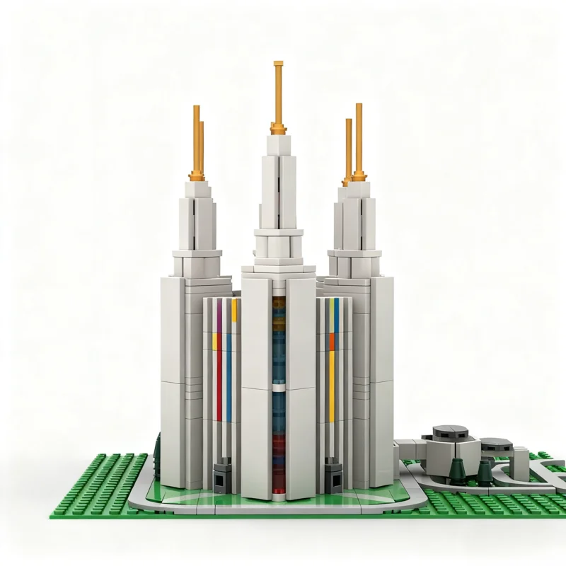 1001 pièces MOC Washington D C Temple Architecture modèle blocs de construction bricolage jouets idée éducation brique cadeau de noël anniversaire