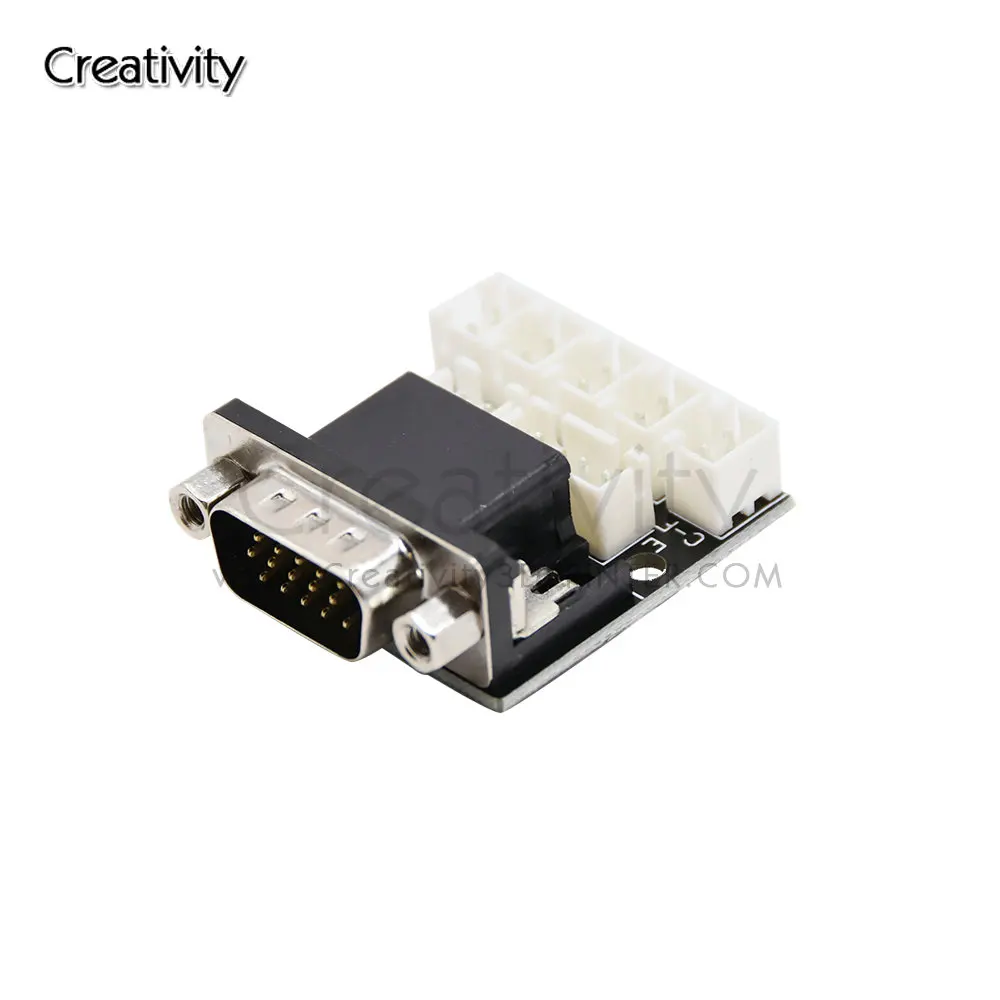 Creativity 3D Integrated Extrusion/Nozzle Heating/Temperature Control, Using VGA Signal Cable Transmission Motherboard