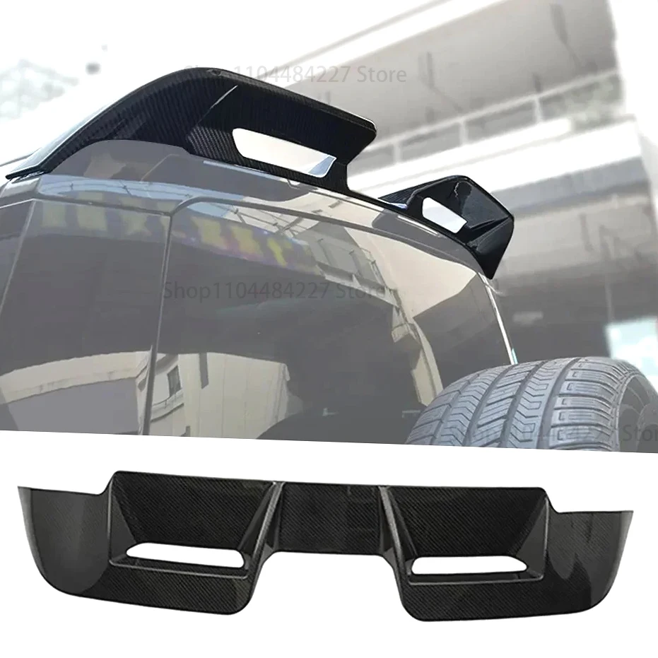 

Carbon Car Rear Spoiler Trunk Boot Wing Lip Tail Trim For 2020 LAND ROVER DEFENDER Auto Exterior Moulding