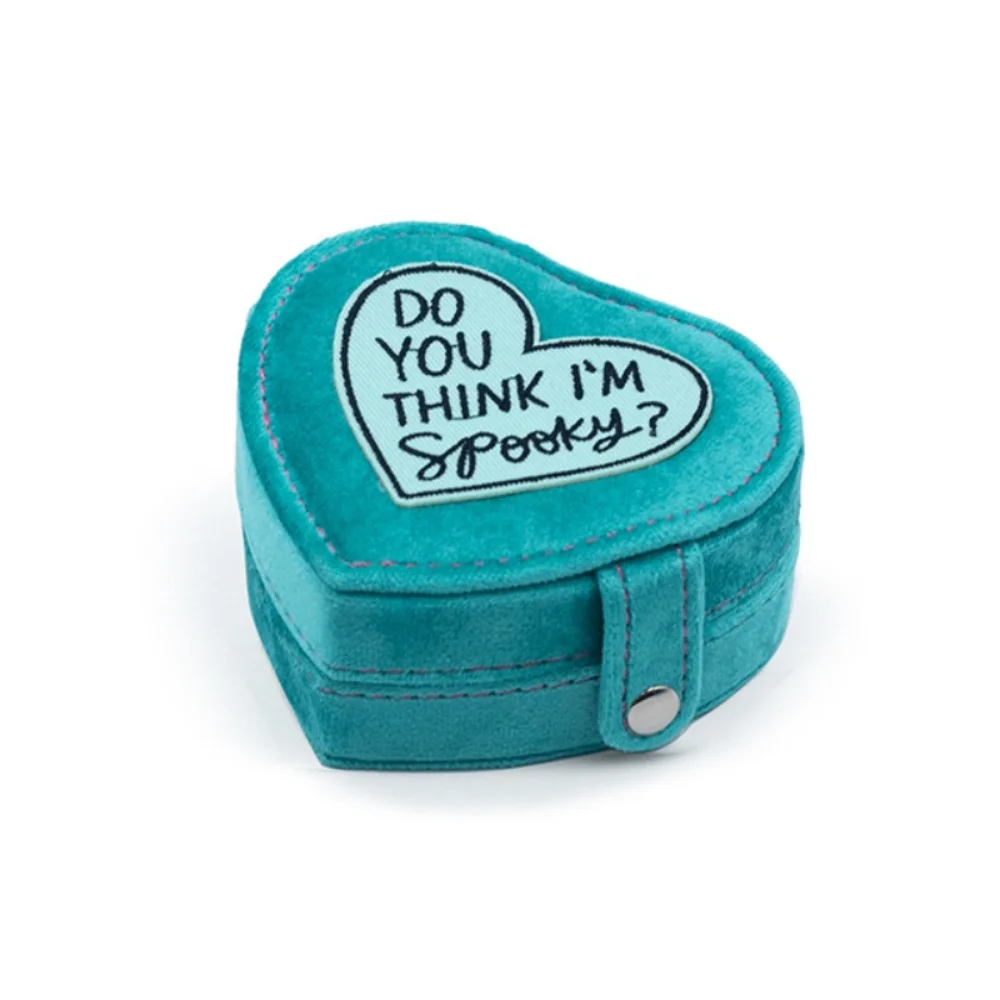 

Denim Heart Jewelry Packing Bag Mini Multi-function Jewelry Display Holder Organizer Necklaces Bracelets Rings Bearer Box