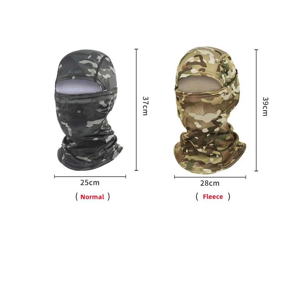 Autumn Fleece Keep Warm Bionic Camouflage Hunting Fishing Headgear Windproof Breathable Motorcycle and Cycling Head Face Mask