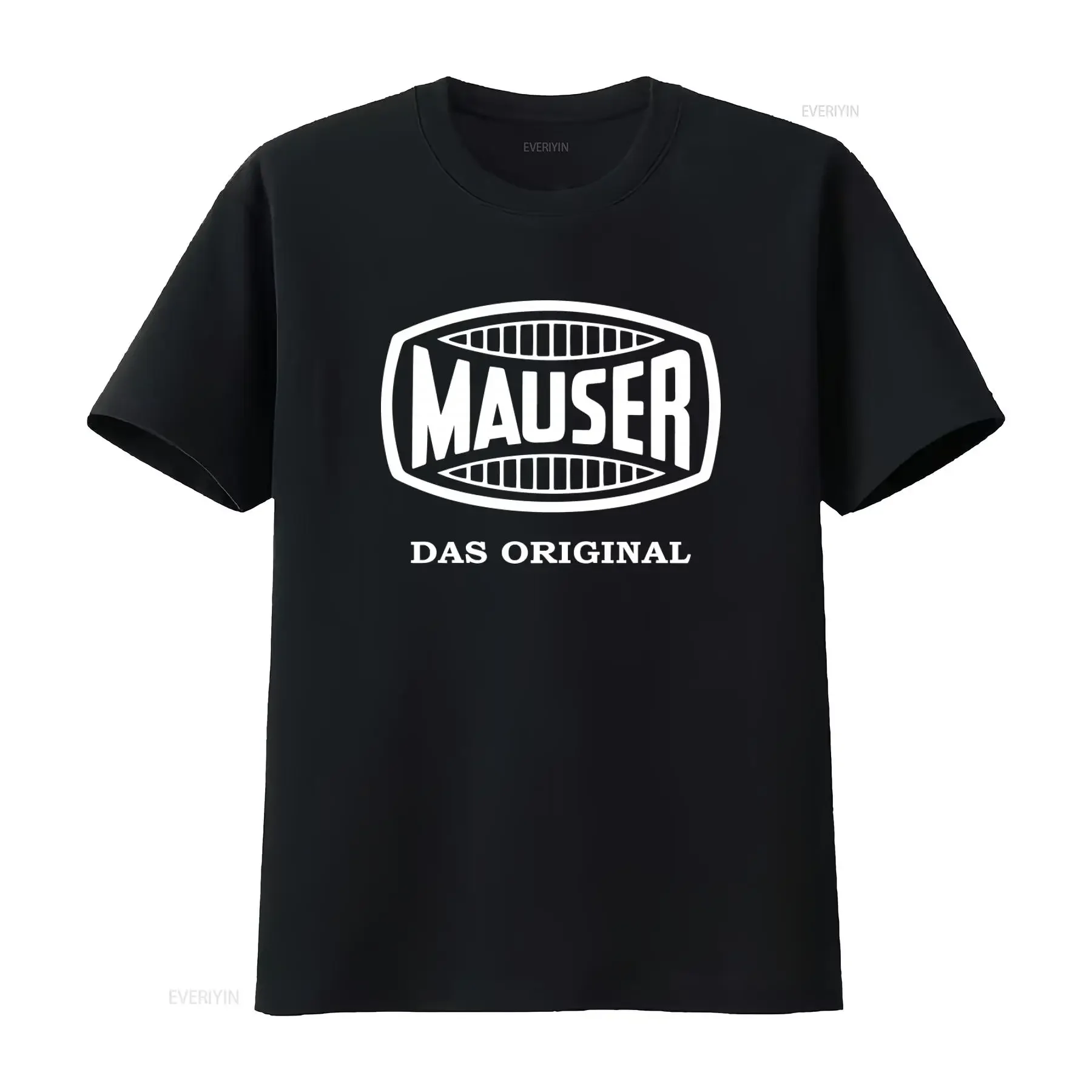 Mauser Logo T-Shirt Das Original-Design Lustiges Merchandise-Produkt Amerikanische Größen S 5XL Vintage Washed Top Für den Alltag Vielseitig einsetzbar