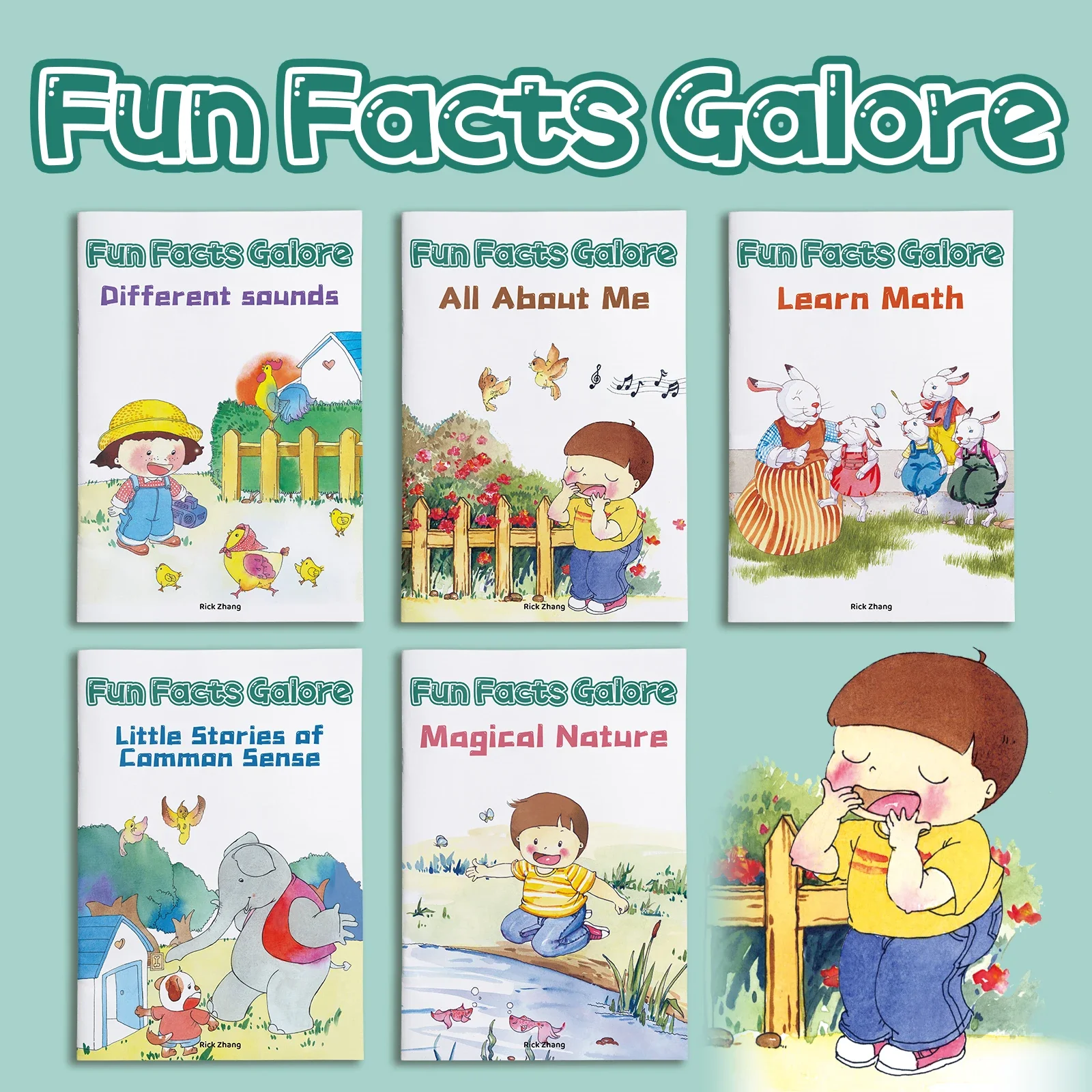 Kids Fun Common Sense Cognition Series Knowledge Short Stories Magical Nature Children Early Education Picture Book Gift