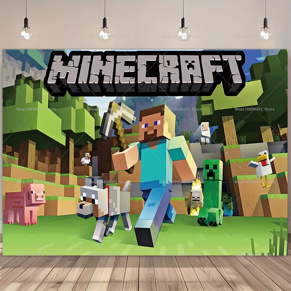 لعبة موضوع عيد ميلاد خلفية بكسل للتصوير الفوتوغرافي للأولاد الألعاب حفلة عيد ميلاد زينة راية لوازم استحمام الطفل