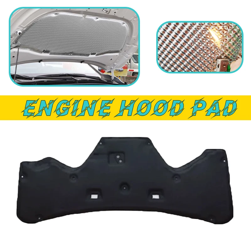 

Car Engine Hood Pad For Nissan X-Trail T31 XTrail 2007-2013 2008 2009 Heat Insulation Cotton Mat Pat Fireproof Sound Accessories