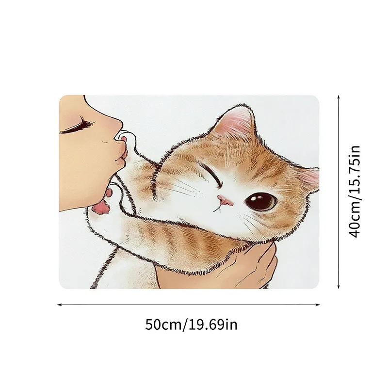 

Entrance Door Mat,Flower And Animal Shaped Design,Wear Resistant Dustproof Absorbent Foot Pad,Anti Slip Entrance Door Mat