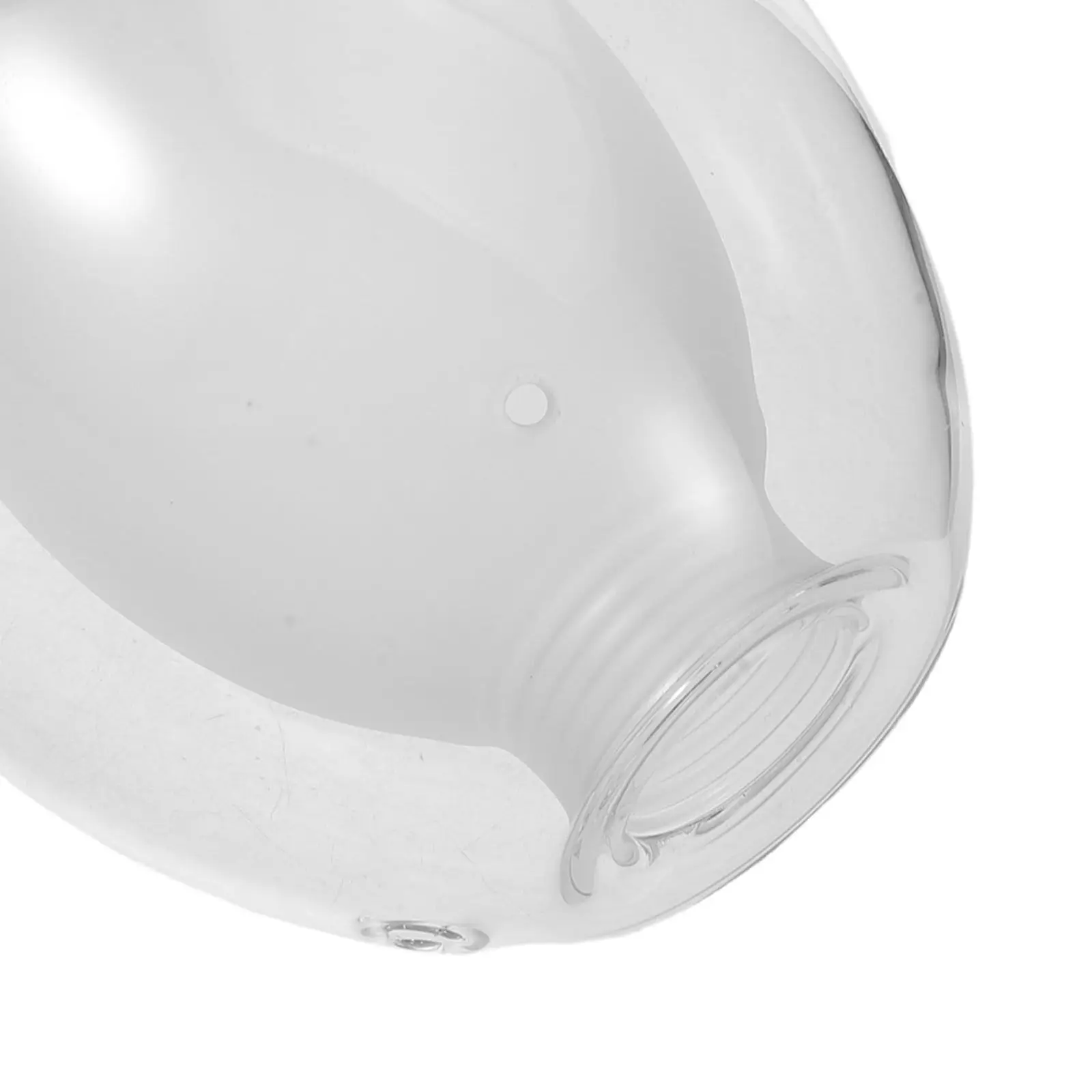 Double Layer Clear Glass Globe Lampshade Replacement for Ceiling Pendant Floor Sconce Lights High Borosilicate Transparent