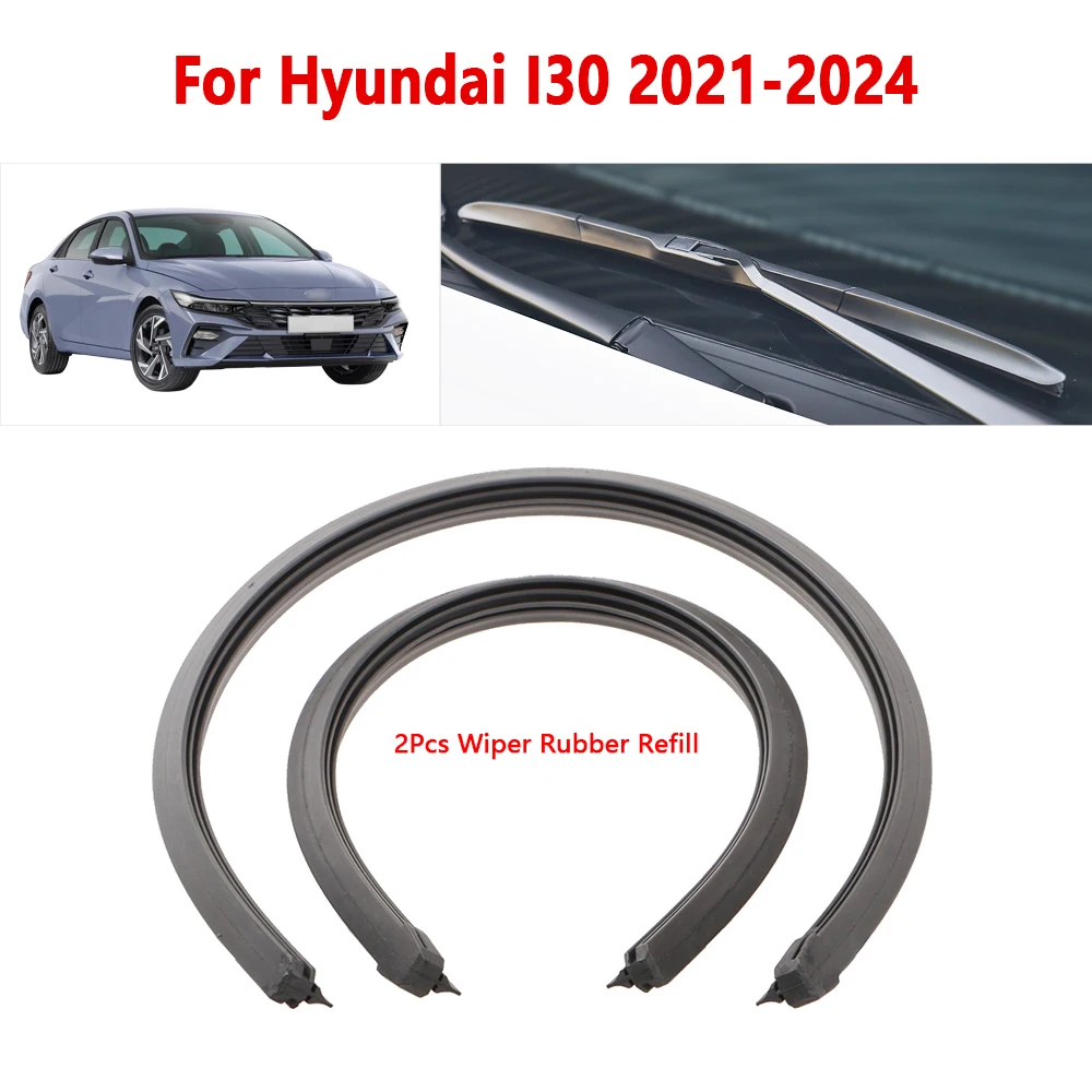 For Hyundai I30 2021 2022 2023 2024 Wiper Refill Rubber Strip 18