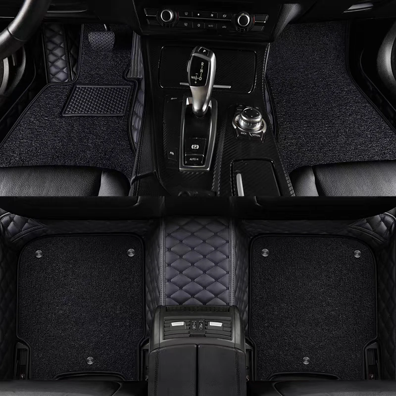 حصير سيارة مخصص بطبقة مزدوجة مناسب لسكودا سوبيرب كومبي B9 Typ 3Y 2024 2025 2026 2027 2028 سجادة قدم أوتوماتيكية