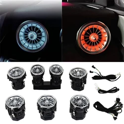 Car Accessories Conditioner LED Air Outlet A/C Vent Outlet For Mercedes Benz C Class W205 C205 S205 GLC C253 X253 2014-2021