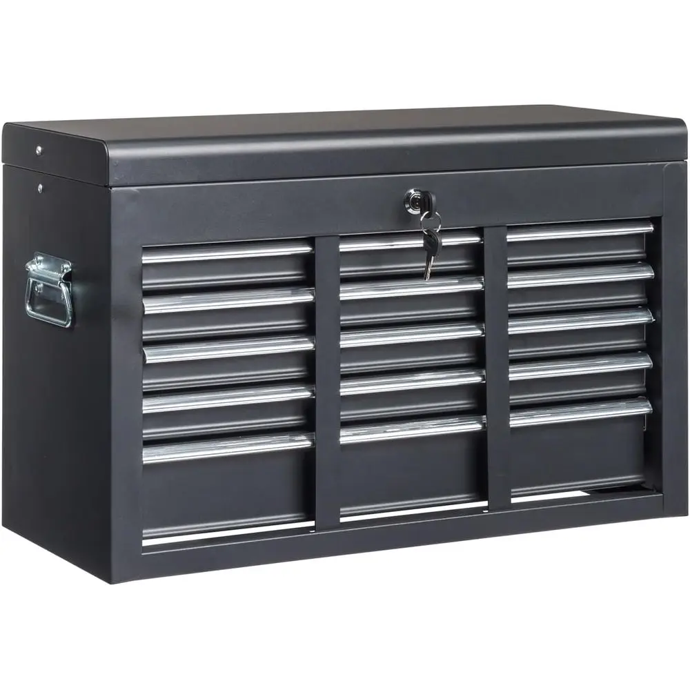 

Портативный 5-уровневый ящик для инструментов с замком, лотком для хранения и ручкой для гаража и дома