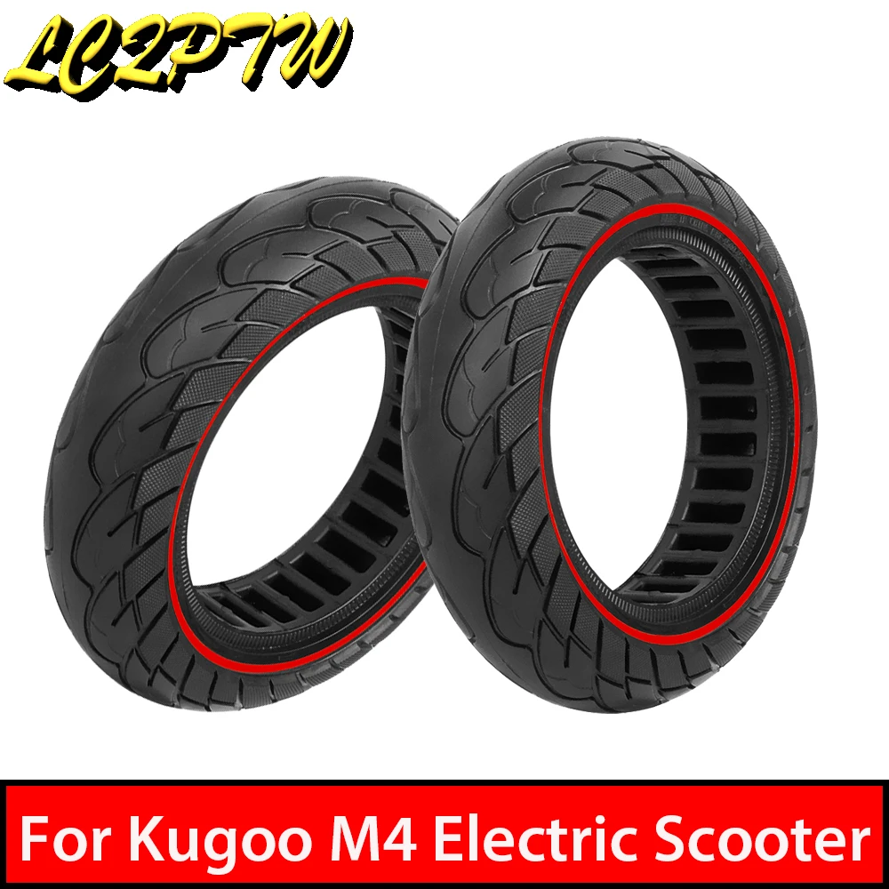 

10 inch Damping Solid Tire for Kugoo M4 Electric Scooter 10x2.5 10*2.50 Shock Absorber Non-Pneumatic Rubber Tyre Replacement