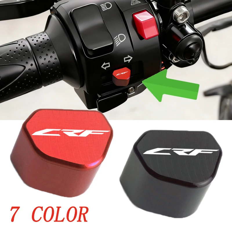 Para Honda CRF150R CRF300L CRF 300L 450 250R 250L 450R/X CRF250M RALLY CRF 1000L 125R 150R motocicleta interruptor de señal de giro tapa de llave