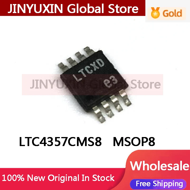 

2-10Pcs LTC4357CMS8 LTC4357 LTCXD MSOP8 diode controller IC chip in Stock Wholesale