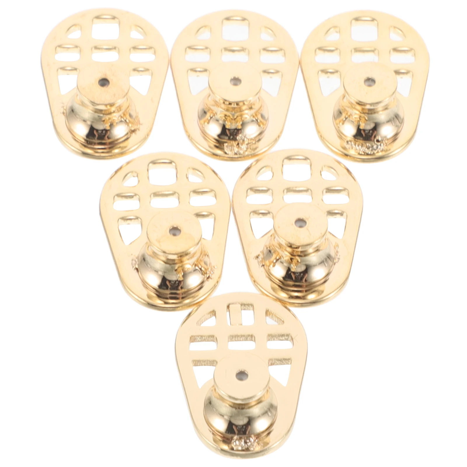 

6 Pcs Earrings Lifter Backs for Large Big Secure Lifters Golden Locking DIY Plug