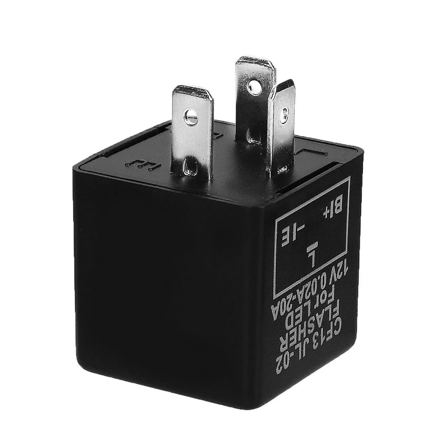 Universial 3 Pin CF13 JL-02 Electronic Car Flasher Relay to Fix LED Light Turn Signal Hyper Flash Blinking Light 12V DC