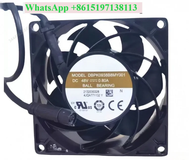 DBPK0938B8MY001 brand new original   48V 0.80A 9038 aluminum frame frequency converter cooling fan