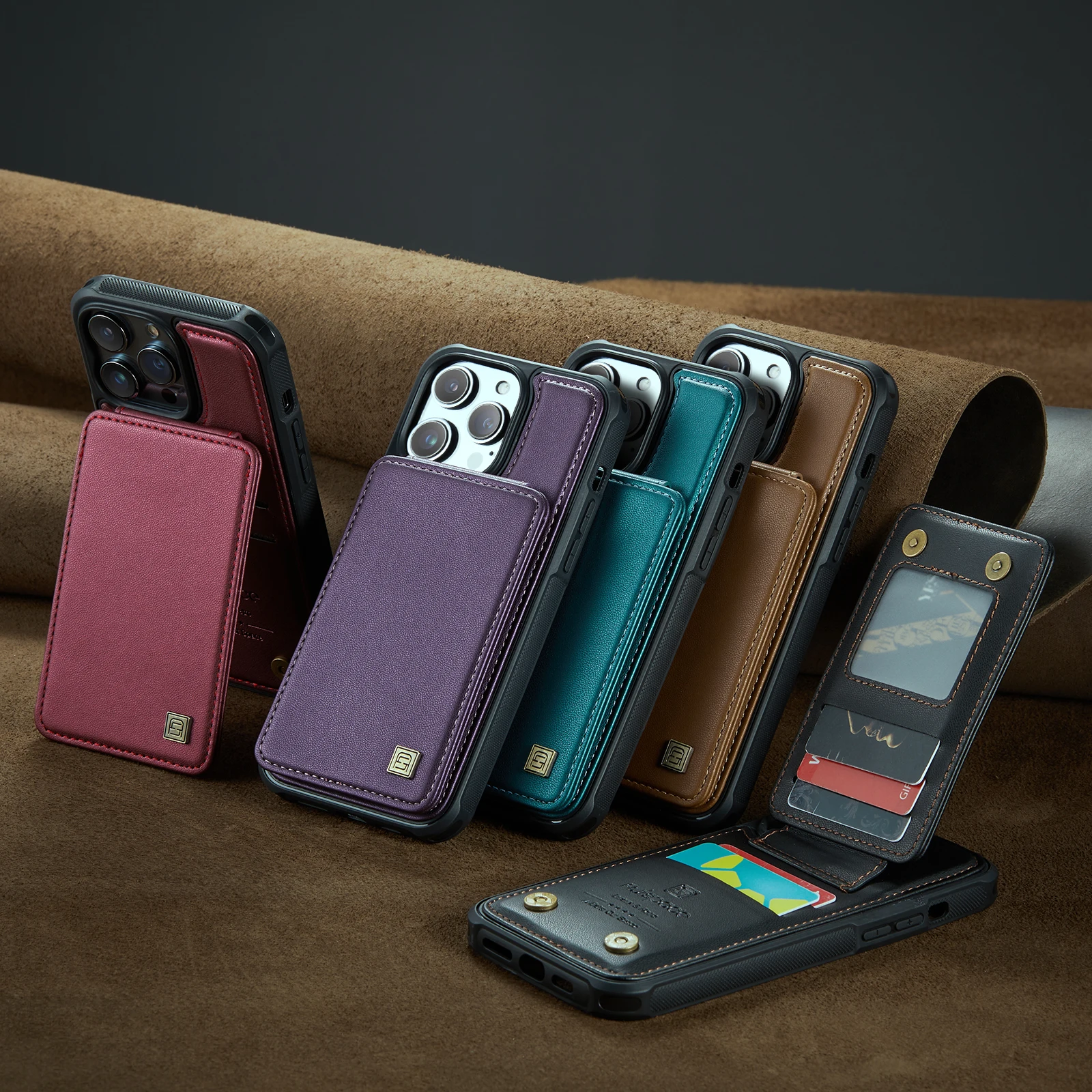 

AutSpace-A02 For Samsung Galaxy S25 S24 S23 S22 Ultra S21 , Shockproof Flip Leather Wallet Case Card Slot Phone Back Cover Shell
