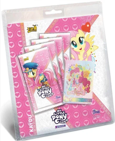 NIEUWE KAYOU My Little Pony Kaarten Engels Goede Maanlicht Sterren Leuke Schaduw Cadeaudoos serie Schattige Anime Verzamelkaarten Speelgoed Cadeaus