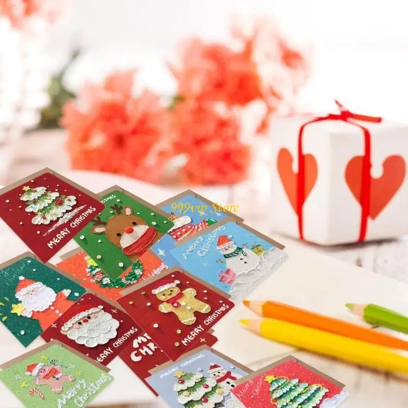 

C90C Holiday Greeting Card, выровненная внутри, с этикеткой конверта и печати для семьи