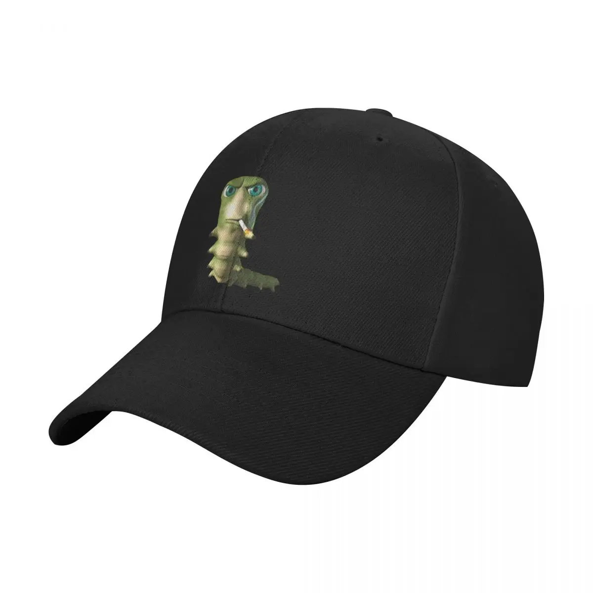 

caterpillar meme Baseball Cap Rugby Hood Ball Cap Funny hats Women's Men's