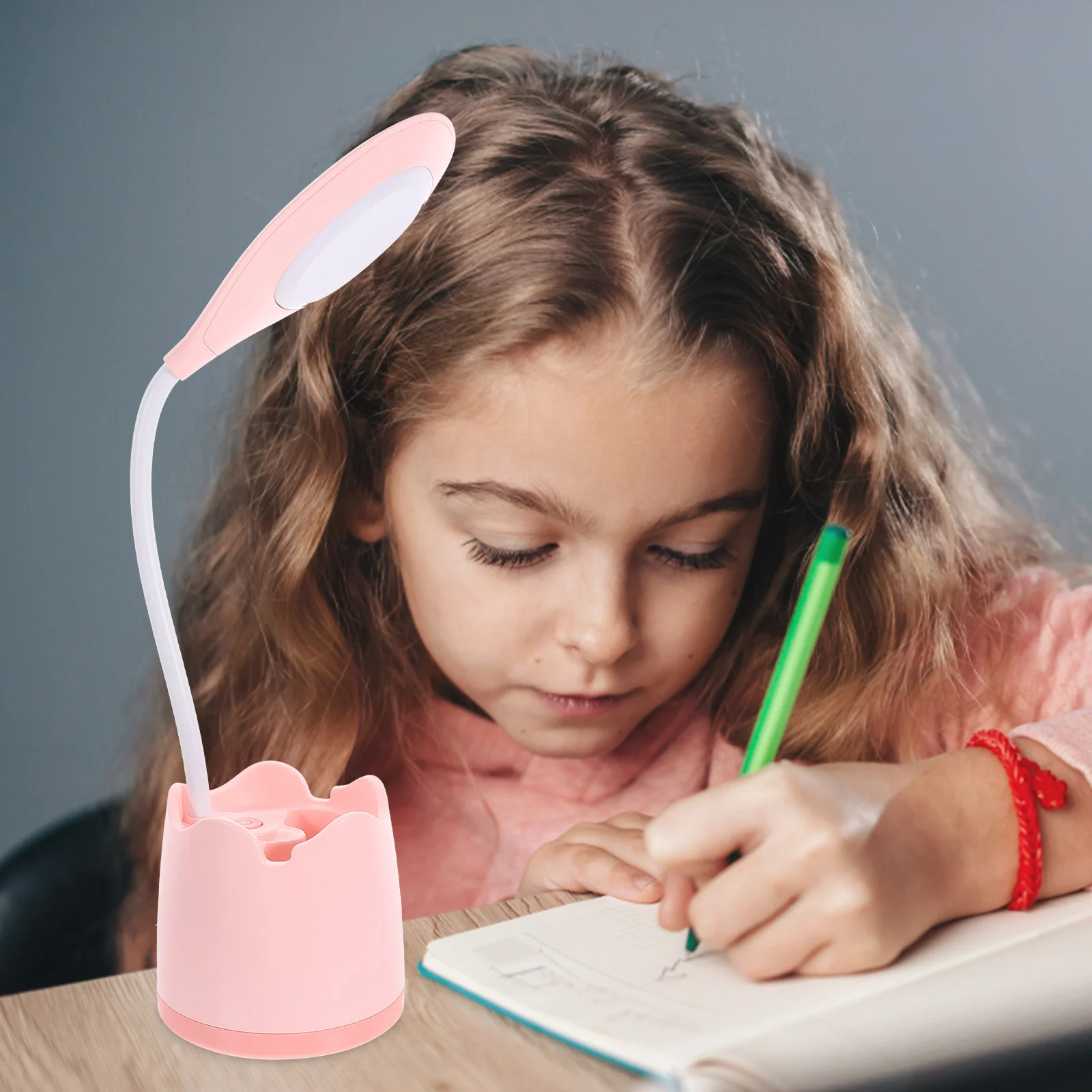 

1 set Adjustable Led Desk Lamp Cold Warm Rechargeable Usb Table Lamp Study Light For Office Bedroom Aesthetic Small Night Light