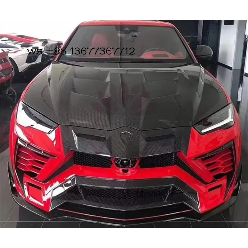 

M-style Carbon Fiber Engine Hood Cover Is Applicable to Urus Model Body Kit Front and Rear Bumper Fender Side Skirt