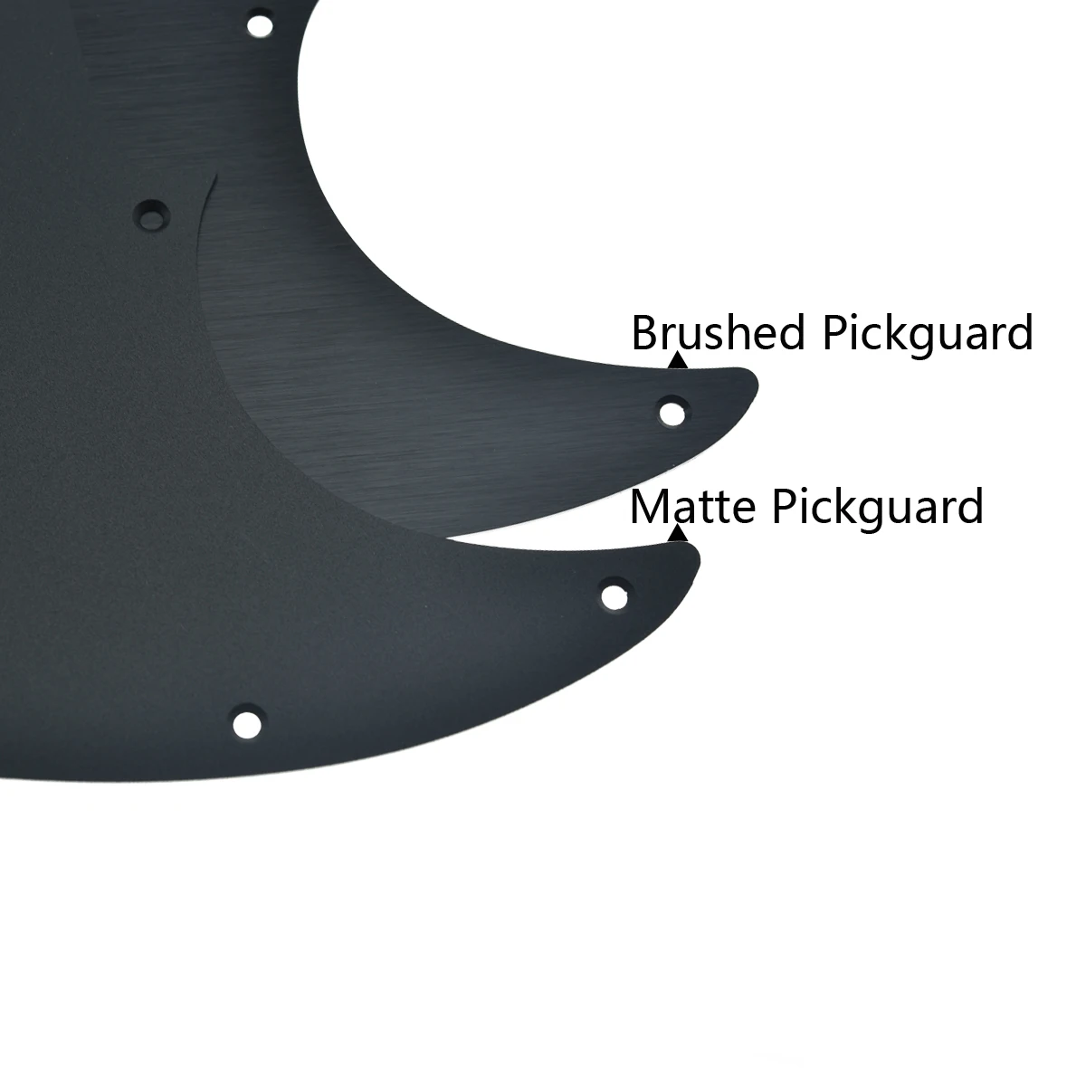 Dopro Matte Aluminum Precision P Bass Pickguard Metal Anodized Matte P Bass Scratch Plate for USA/Mexico Fender Precision P Bass