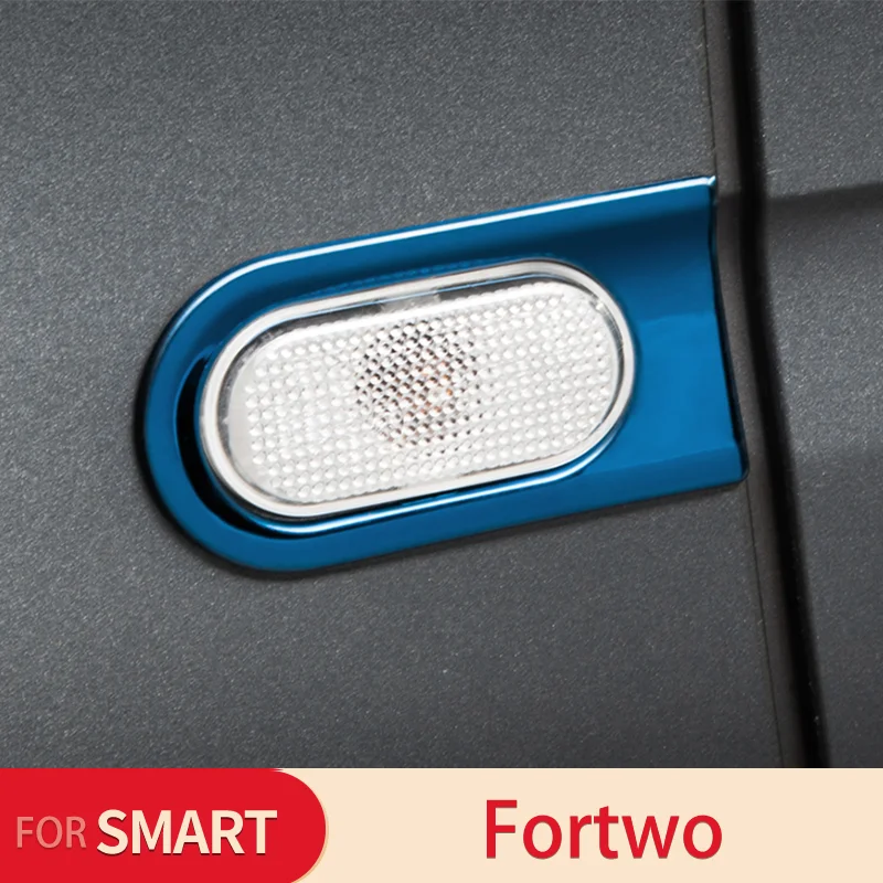 

Car Turn Signal Light Frame Stickers For Smart Fortwo 2015-2020 Fender Lamp Decoration Indicator Exterior Accessories