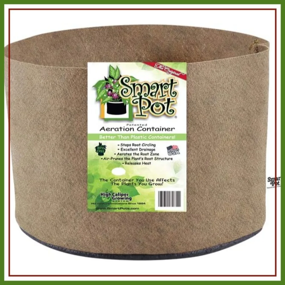 

300-Gallon Smart Pot Soft-Sided Container for Garden, Tan