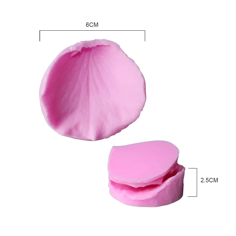 Rose petals veiner Sugar tool Meridians flower silicone cake mold simulation gum paste mould