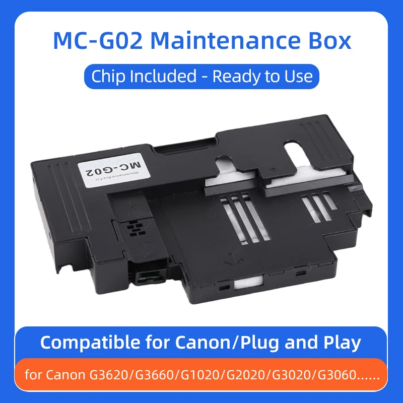 

1/3/5 шт. MC-G02 совместимая коробка для обслуживания Canon G2420 G2460 G3420 G3460 G1520 G2520 G2560 G2160 G3160 G1220 G2260 G3260 G02