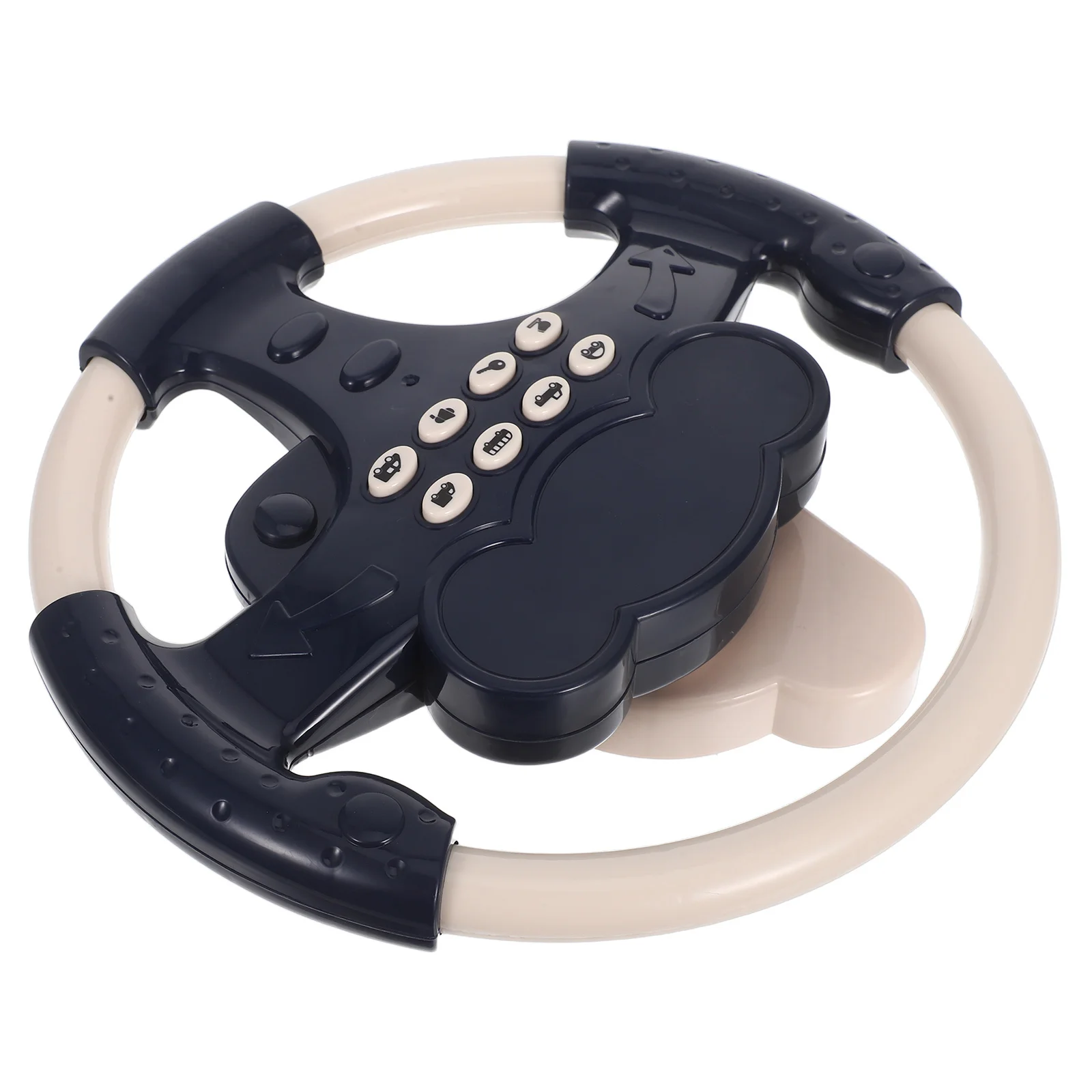 

Children Simulation Steering Wheel Interactive Driving Simulator for Toddlers Suction Cup Stable Early Education Sound Effects